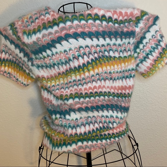 Anthropologie Funky Short Sleeve Sweater (S) - Picture 5 of 9